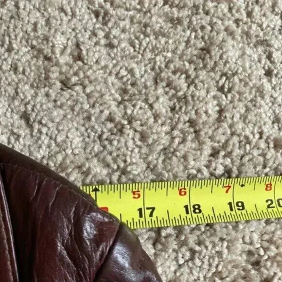 UNWORN Vintage Leather Trench Size Small Boho Spring Daily Wear NWT - Picture 8 of 11